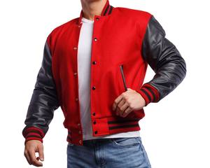 แจ็คเก็ตเลตเตอร์แมนแบบสั่งทำคุณภาพดีสำหรับนักศึกษามหาวิทยาลัย ฤดูหนาว ขายส่งแบบไม่มีลาย - Product Image 5