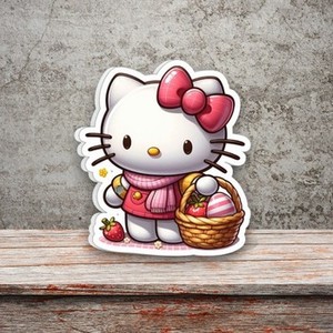 Tuiles à cils en acrylique réutilisables, motif papillon diamanté, les plus mignonnes et les plus fonctionnelles, pour extensions de cils, thème Noël Hello Kitty - Product Image 5