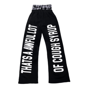 Wholesale Custom Embroidered Logo Eco-Friendly Quick Dry Loose Casual Woolen Waterproof Mens Flared Sweatpants Stacked Joggers - Product Image 6