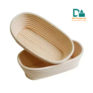 Panier à pain ovale de 10 pouces avec doublure pour la fabrication de pain artisanal - Product Image 4