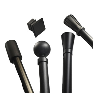 Wholesale Traditional Long Iron <b>Adjustable</b> Curtain Rod Set for Modern Living Room Home Decor - Product Image 2