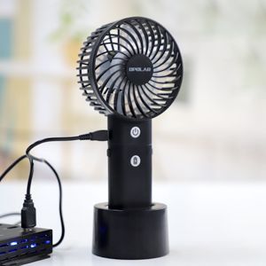 Ventilatori Portatili ABC a Batteria Ricaricabile, Autonomia 5-20 Ore, 3 Livelli di Vento Forte con Funzione Umidificante - Product Image 3