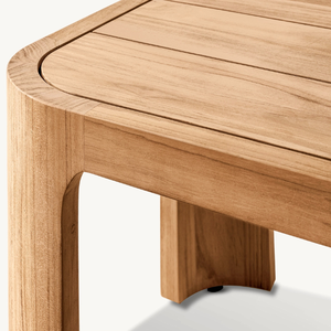 <b>Outdoor</b> Solid Teak Wood Square Coffee <b>Table</b> Eco-Friendly Durable Modern Design Living Room Furniture Indoor/<b>Outdoor</b> Use - Product Image 4