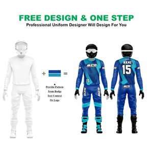 Vêtements de course de motocross et VTT respirants en tissu sublimé couleur fluo, tendance, vente en gros directe usine - Product Image 2