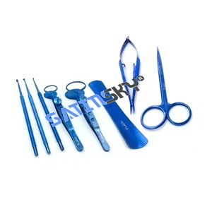 Kit de 8 Instrumentos Quirúrgicos Manuales de Titanio para Cirugía de Calázion, Instrumentos Oftálmicos con Marca CE de Alta Calidad - Product Image 1