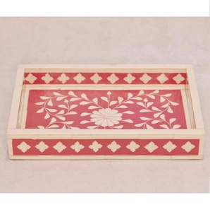 New Design MDF Wooden Serving Trays Trays Special Enamel Coating Serving Tray for Vanity <b>Breakfast</b> - Product Image 4
