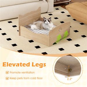 Materasso Moderno per Animali Domestici Lavabile e Impermeabile 21" X 18" X 20" con Fibra Rimovibile Sostenibile per Uso Interno - Product Image 5
