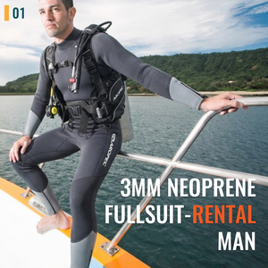 Traje de Neopreno Profesional AROPEC de 3mm con Rodilleras Supratex, Traje de Buceo Resistente para Alquiler y Centros de Buceo OEM - Product Image 2