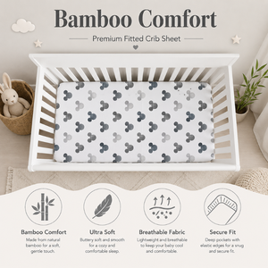 Premium Cotton Baby Crib Mattress Sheet | Soft Muslin Fitted <b>Bedding</b> with Animal Pattern Breathable Nursery Cover for Infants - Product Image 5