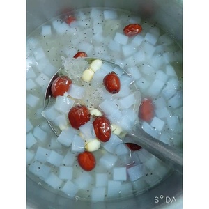 Cubes de Nata de Coco Premium en Sirop, Gommes de Coco avec Graines de Basilic, Prêts à Consommer, Ingrédient de Dessert Tropical pour Bubble Tea - Product Image 2