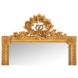 Miroir mural en teck massif de haute qualité avec finition dorée et magnifiquement sculpté pour l'intérieur ou l'extérieur - Product Image 3