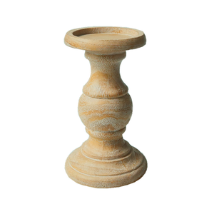 เชิงเทียนไม้ตกแต่งบ้าน ดีไซน์คลาสสิก ขัดเงา เป็นมิตรกับสิ่งแวดล้อม  ตกแต่งโต๊ะอาหาร งานฝีมือหลากหลาย - Product Image 2