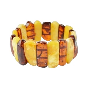 Bracelet en perles de résine colorées modernes, fait à la main, forme ronde artistique, bracelet à breloques, cadeau créatif romantique pour femmes, occasions de fête - Product Image 3