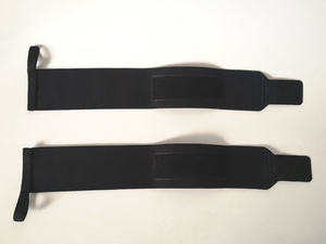 Sangles de poignet élastiques en coton épais et résistant de qualité professionnelle pour haltérophilie, équipement de musculation - Product Image 3
