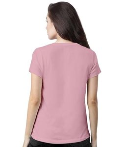 T-shirt de sport pour femme, t-shirts vierges, broderie de logo personnalisée, mélange de spandex uni, coupe ajustée élastique, entraînement en salle de sport - Product Image 1