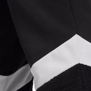 Ensemble de survêtement noir à capuche pour homme avec sweat-shirt et pantalon zippés, rayures blanches, vêtements de sport décontractés pour l'automne - Product Image 5