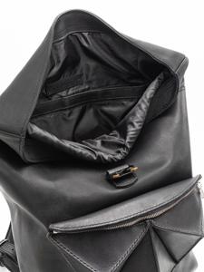 Eco Friendly Vegetable Tanned Leather <b>Roll</b> Top Bag Sustainable Laptop Rucksack For Global Trade LTBP-0269 - Product Image 3