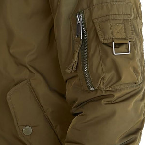 Chaqueta Bomber Clásica Informal para Hombre, Tejido Cómodo, Perfecta para el Atuendo Diario - Product Image 5
