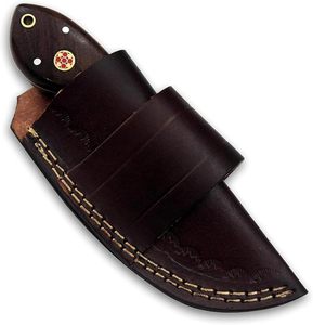 Couteau à désosser en acier Damas OEM personnalisé avec manche en bois de rose pour la chasse et le camping en extérieur - Product Image 3