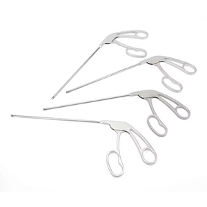 Ciseaux chirurgicaux micro-laryngéens en acier inoxydable, manuels, classe I, instruments de chirurgie réutilisables - Product Image 6