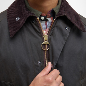 Men's Brown Canvas Hooded Collar Shirt Jacket <b>Covered</b> <b>Button</b> Closure Breathable 100% Cotton Winter Streetwear Regular Fit Logo - Product Image 3