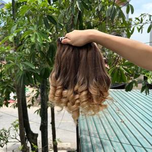 Perruque en cheveux naturels vietnamiens ondulés et bouclés, personnalisable avec un ensemble de perruques Lace Front pour femmes - Product Image 2