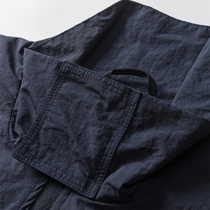 <b>Lightweight</b> Nylon <b>Men</b>’s Windbreaker <b>Jacket</b> Full Zipper Water-Resistant Breathable Casual Outdoor <b>Jacket</b> for Wholesale OEM - Product Image 5