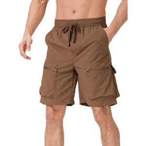 Nuevo verano alta calidad 100% Nylon respirar hombres Casual cintura elástica hombres secado rápido Fitness Jogging playa moda Pantalones cortos - Product Image 2