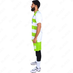 Conjunto de Uniforme de Fútbol Personalizado 100% Poliéster para Adultos Unisex, Nuevo Diseño, Secado Rápido, Transpirable, Antibacterial - Product Image 6