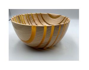 Tazón de Madera de Acacia con Resina Epoxi Hecho a Mano, Diseño Artístico de Río, Vajilla de Lujo, Libre de BPA y Ecológico - Product Image 4