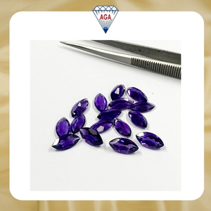 Ametyste africaine naturelle taille poire, pierres précieuses calibrées, couleur intense, améthyste en vrac pour la fabrication de bijoux, lots en gros faits à la main - Product Image 6