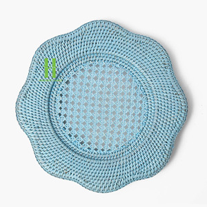 Eco Friendly Rattan Charger <b>Plate</b> Table Accessories <b>Mats</b> Pads Home Decoration Classic Style Wholesale Rattan 2026 From Vietnam - Product Image 4