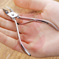 Coupe-ongles professionnels OEM personnalisés en acier inoxydable, pince à ongles ergonomique, résistante à la rouille, meilleure vente