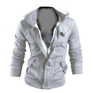 Sweat à capuche de style hip-hop brodé de qualité supérieure pour l'hiver, streetwear, coupe ample, pull-over, sweat à capuche de motard - Product Image 2