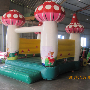บ้านลมเป่าลมรูปเห็ดสำหรับเด็ก ทำจาก PVC สำหรับสวนสนุก สวนสาธารณะ และการใช้งานเชิงพาณิชย์ - Product Image 1