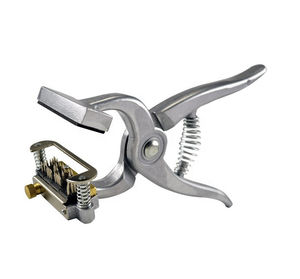 Pince à tatouer vétérinaire en aluminium moulé sous pression, standard 3/8, 4 chiffres, à libération rapide, pour animaux de compagnie, prix abordable, OEM - Product Image 6
