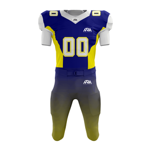 Custom American Football Jersey Professional Sublimation Team Uniforms OEM Wholesale Breathable Mesh American Football Uniform - Product Image 4