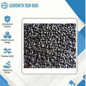 Black PP Granules Injection Grade Reprocessed PP Pellets MFR 6-8 for Durable Houseware Toolboxes and <b>Plastic</b> <b>Crates</b> - Product Image 2