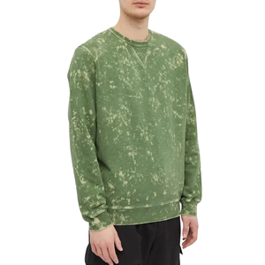 Sudadera de Invierno para Hombre, 100% Algodón, Lavado Ácido Vintage, Personalizada con Logotipo Impreso, Corte Regular - Product Image 1