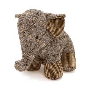 Butée de porte artisanale en bois de manguier avec sculpture d'éléphant - Vente en gros - Product Image 5