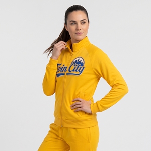 Ensemble de survêtement en molleton jaune personnalisé pour femme, sweat-shirt à col haut et fermeture éclair intégrale, pantalon de jogging à taille élastique, tenue de sport deux pièces - Product Image 4