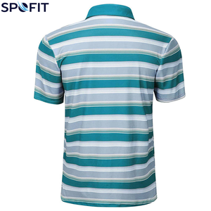 Polo unisexe personnalisé 100 % polyester, tissu tricoté respirant uni, brodé et imprimé, chemises d'été à logo frontal, séchage rapide - Product Image 3