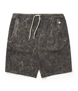 Shorts en toile délavée pour hommes, polyester/coton, couleur unie, mi-longueur, décontractés, respirants, séchage rapide, écologiques, service OEM – Meilleures ventes - Product Image 1