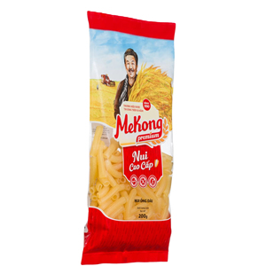 Premium Long Yellow Macaroni Pasta 200g High Quality <b>Wheat</b> Pasta Vietnam Supplier Manufacturer OEM - Product Image 1