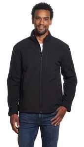 Veste en polaire noire pour homme, col montant, fermeture éclair, coupe-vent, décontractée, pour l'automne, coupe régulière, en polyester - Product Image 6