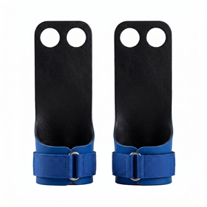 Heavy Duty <b>Weight</b> Lifting Grips Black Pull Up Hand Grips 2 Finger Gym Grip Pads Cross Training Fitness Workout Equipment - Product Image 5
