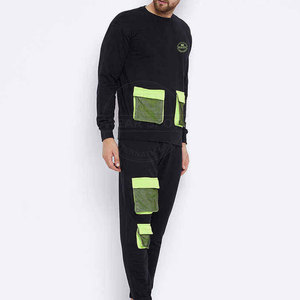 Conjunto Deportivo Personalizado al por Mayor 2026 con Logotipo Personalizado para Hombre, Conjunto de Sudadera con Cuello Redondo, Conjunto Deportivo de 2 Piezas para Hombre - Product Image 2