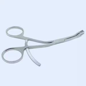 Petites pinces à os en acier inoxydable de 14 cm, instruments vétérinaires orthopédiques à commande manuelle, approuvées CE, haute qualité - Product Image 4