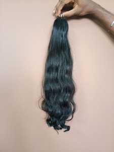 Extensions de cheveux en plumes, cheveux indiens Remy à trame unique, 100 g - Product Image 2