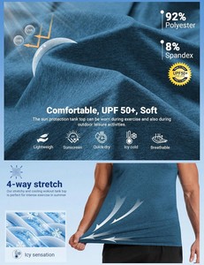 Wholesale Men's <b>Stringer</b> Tank Top Bodybuilding Gym Fitness Sleeveless <b>Vest</b> Lightweight Performance Sportswear Custom Branding - Product Image 5